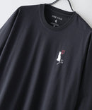 【ZERO STAIN/ゼロステイン】汗染みの目立ちにくいTシャツ ZEROSTAIN アニマルワンポイント刺繍オーバーサイズTシャツ 防汚 UVカット ❘ジーンズメイト公式オンラインショップ