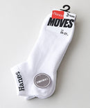 【HANES/ヘインズ】【総メッシュで蒸れない】MOVES 3足組 スニーカーソックス 抗菌防臭 吸汗速乾 高機能3P靴下