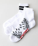 【HANES/ヘインズ】【つま先・かかとパイル】クォーター丈ソックス 3足セット 足底サポートで疲れにくい 綿高混率・快適設計 ❘ジーンズメイト公式オンラインショップ