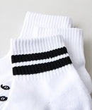 【HANES/ヘインズ】【つま先・かかとパイル】クォーター丈ソックス 3足セット 足底サポートで疲れにくい 綿高混率・快適設計 ❘ジーンズメイト公式オンラインショップ