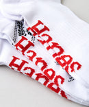 【HANES/ヘインズ】【つま先・かかとパイル】クォーター丈ソックス 3足セット 足底サポートで疲れにくい 綿高混率・快適設計 ❘ジーンズメイト公式オンラインショップ