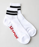 【HANES/ヘインズ】【つま先・かかとパイル】クォーター丈ソックス 3足セット 足底サポートで疲れにくい 綿高混率・快適設計 ❘ジーンズメイト公式オンラインショップ