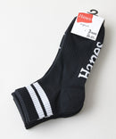【HANES/ヘインズ】【つま先・かかとパイル】クォーター丈ソックス 3足セット 足底サポートで疲れにくい 綿高混率・快適設計 ブラック M ❘ジーンズメイト公式オンラインショップ