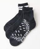 【HANES/ヘインズ】【つま先・かかとパイル】クォーター丈ソックス 3足セット 足底サポートで疲れにくい 綿高混率・快適設計 ❘ジーンズメイト公式オンラインショップ