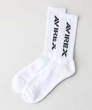 【AVIREX/アヴィレックス】【丈夫でタフな3足組】Standard Logo 3P Socks ロゴソックス 3足組 無地 迷彩柄 まとめ買い アメカジ ストリート スケーター ミリタリー