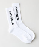 【AVIREX/アヴィレックス】【丈夫でタフな3足組】Standard Logo 3P Socks ロゴソックス 3足組 無地 迷彩柄 まとめ買い アメカジ ストリート スケーター ミリタリー
