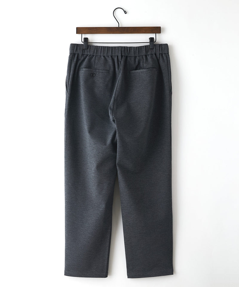 【BLUE STANDARD/ブルースタンダード】ストレッチニット ツイルイージーパンツ ウールタッチ