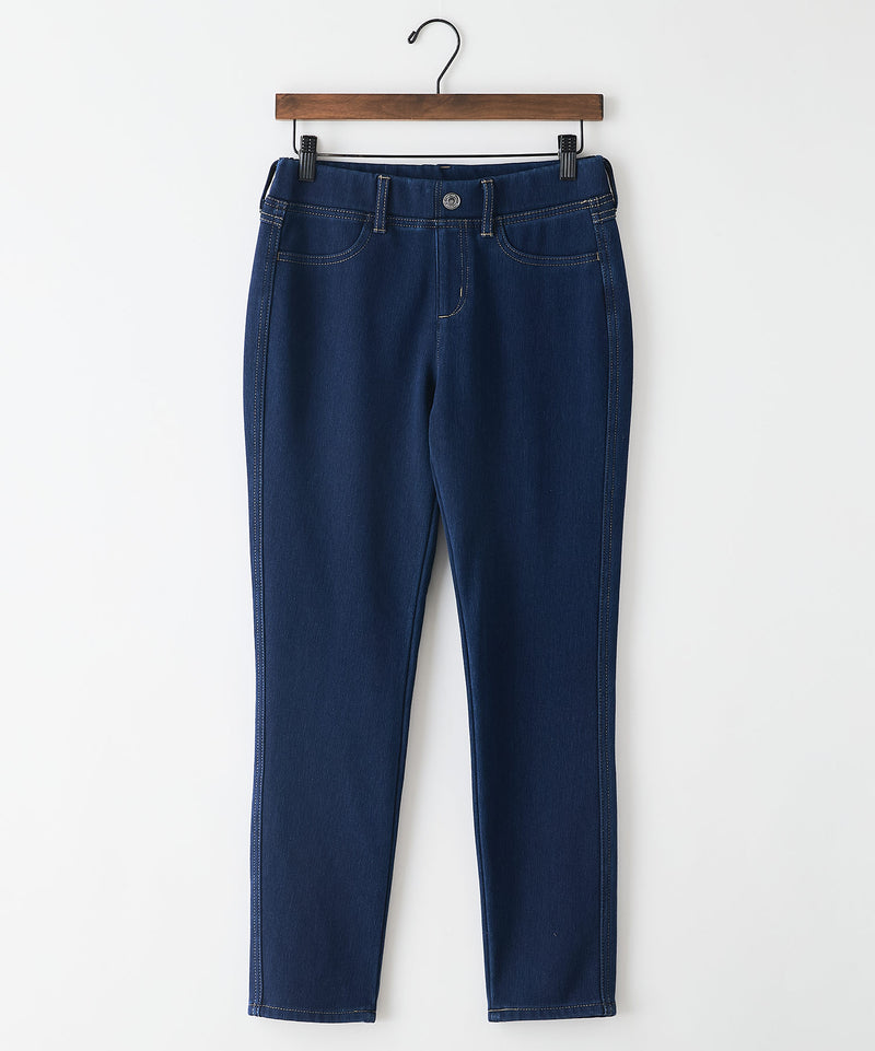 【C-FORT POINT】ポカポカ 裏地 デニムスキニーパンツ