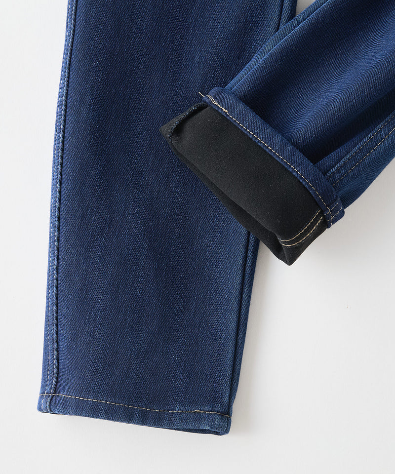 【C-FORT POINT】ポカポカ 裏地 デニムスキニーパンツ