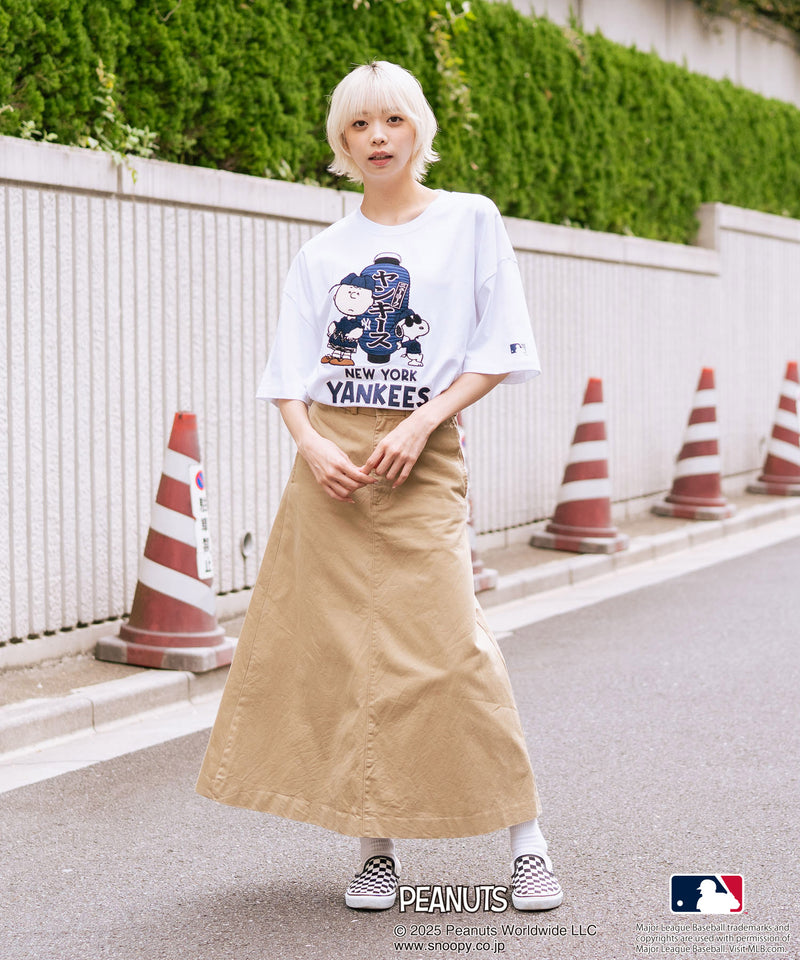 【PEANUTS×MLB】オリジナルデザイン 和柄Ｔシャツ ドジャース ヤンキース カブス スーベニア