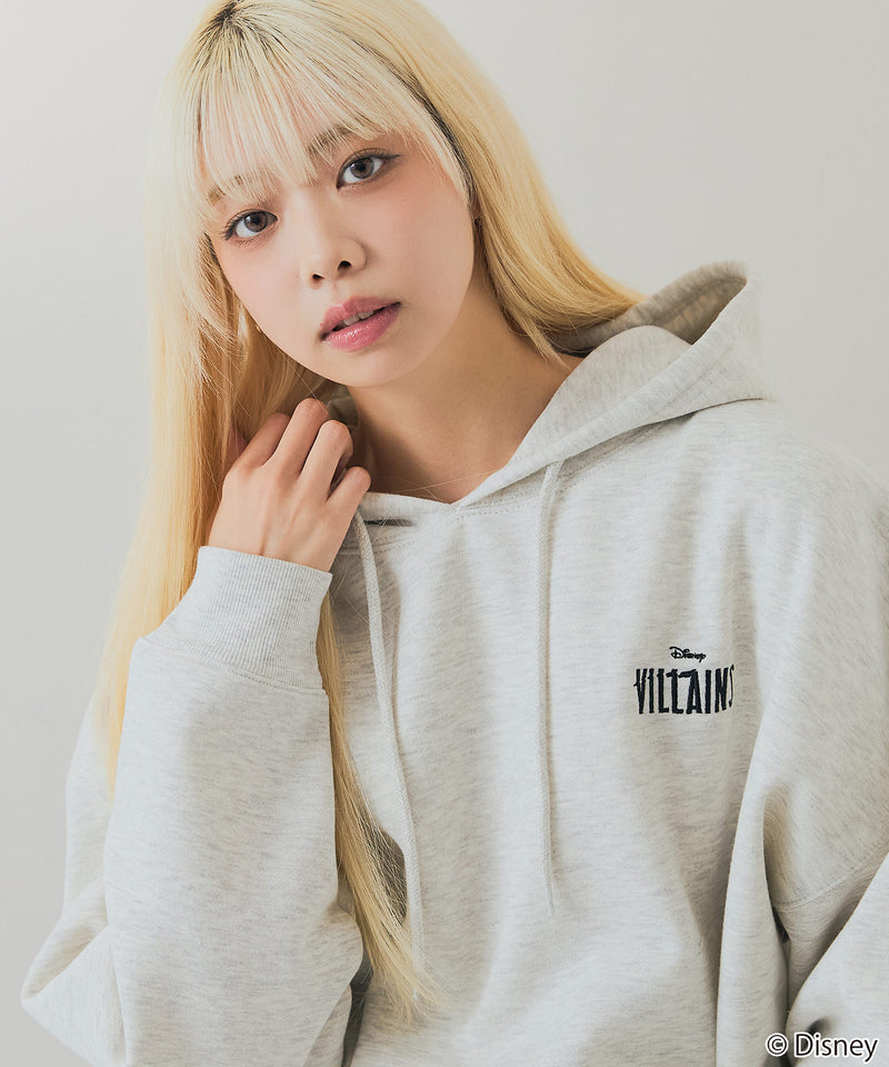 【DISNEY/ディズニー】＜ナイトメアー・ビフォア・クリスマス＞＜ディズニーヴィランズ＞ビッグシルエット 裏起毛 プルオーバーパーカー フーディー ドロップショルダー オーバーサイズ
