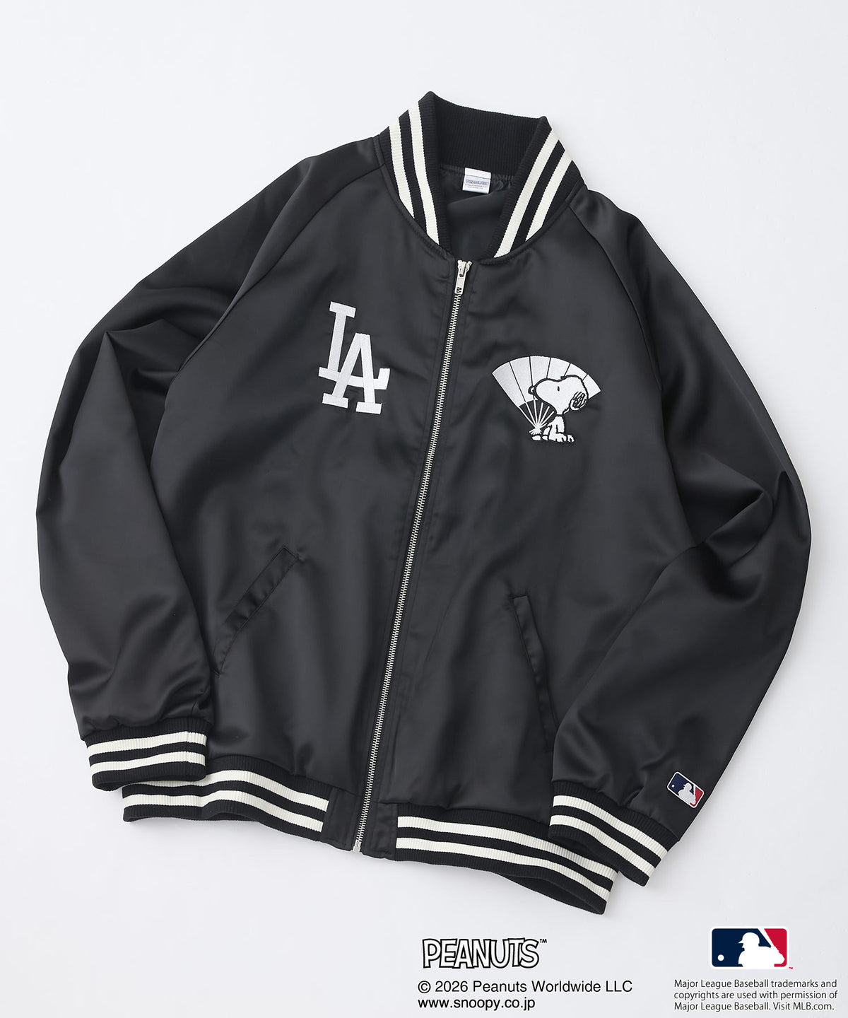 PEANUTS×MLB】オリジナルデザイン 和柄スカジャン ドジャース