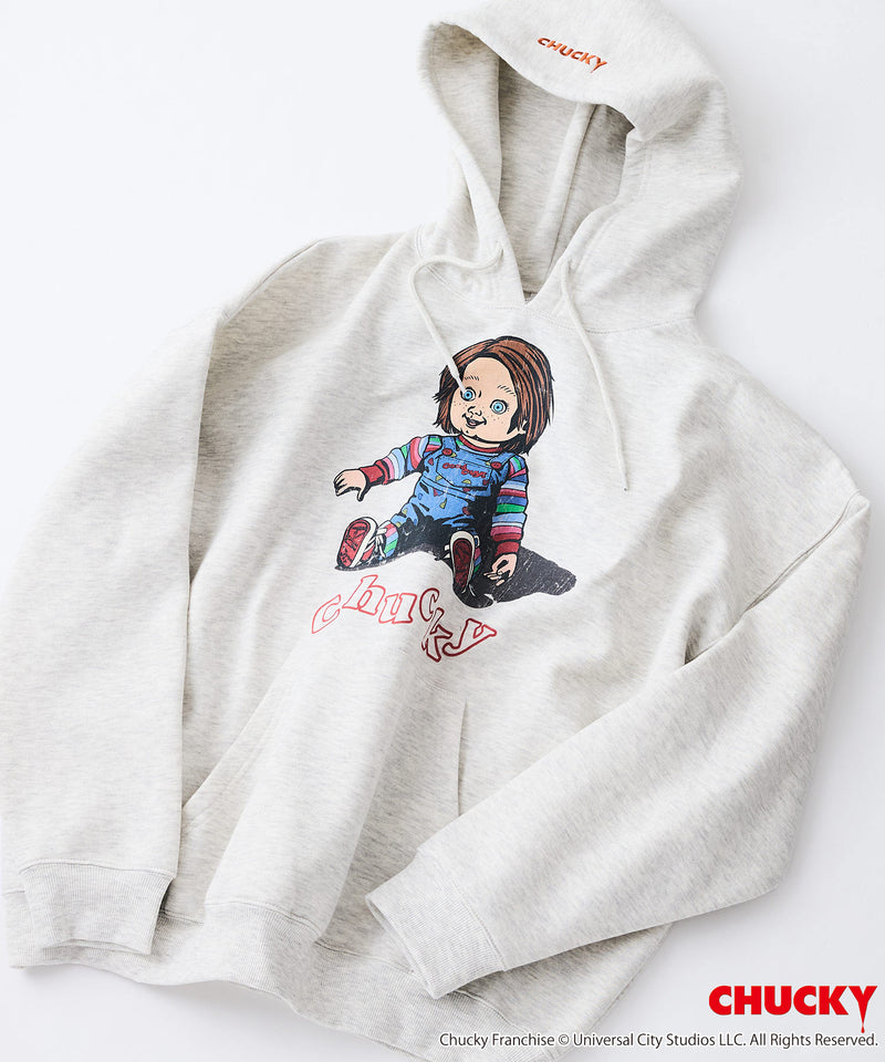 【CHUCKY/チャッキー】オリジナルデザイン 裏起毛パーカー フーディー CHUCKY チャッキー ティファニー