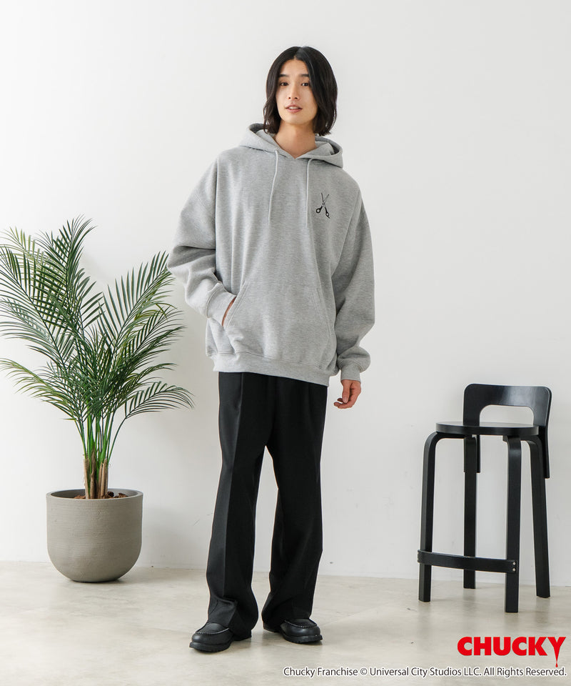 【CHUCKY/チャッキー】オリジナルデザイン 裏起毛パーカー フーディー CHUCKY チャッキー ティファニー