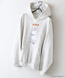 【MOOMIN/ムーミン】【ユニセックスデザインでリンクコーデにも◎】裏起毛プルオーバーパーカー フーディ 保温 キャラクター ムーミン ニョロニョロ リトルミイ スティンキー