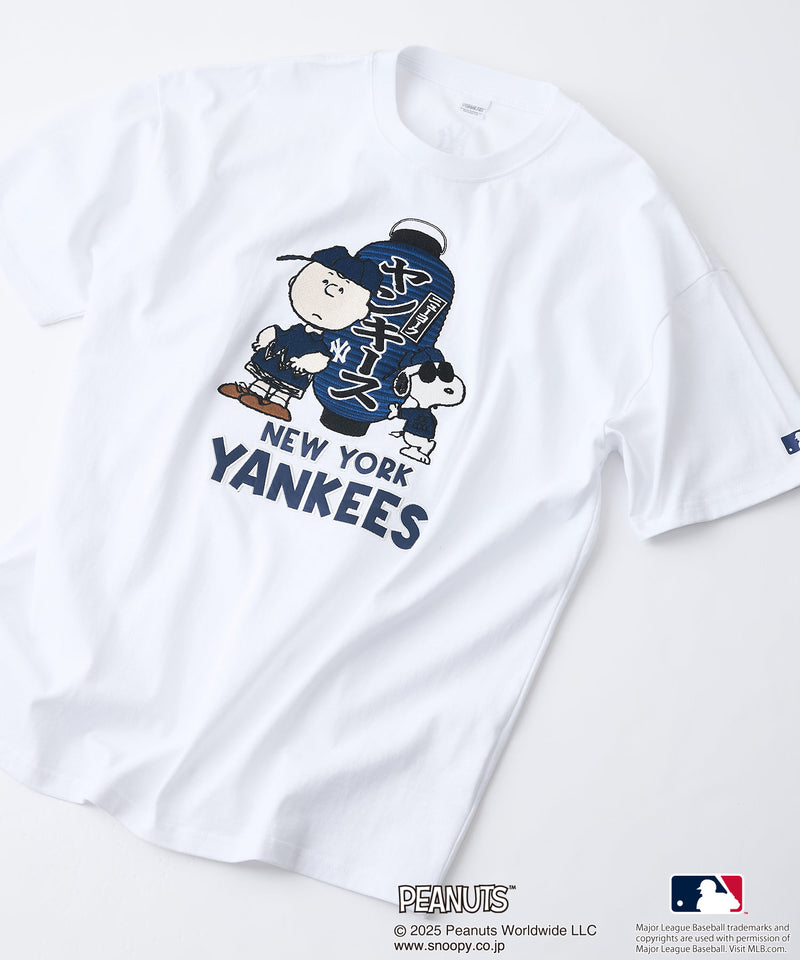 【PEANUTS×MLB】オリジナルデザイン 和柄Ｔシャツ ドジャース ヤンキース カブス スーベニア