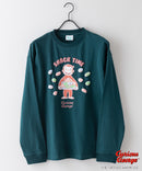 【おさるのジョージ 】オリジナルデザイン ロンT ジョージ ドロップショルダー ビッグシルエット ユニセックス