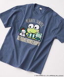 【SANRIO CHARACTERS/サンリオキャラクターズ】オリジナルデザインＴシャツ 刺繍 ドロップショルダー ユニセックス ブルーC柄 ❘ジーンズメイト公式オンラインショップ