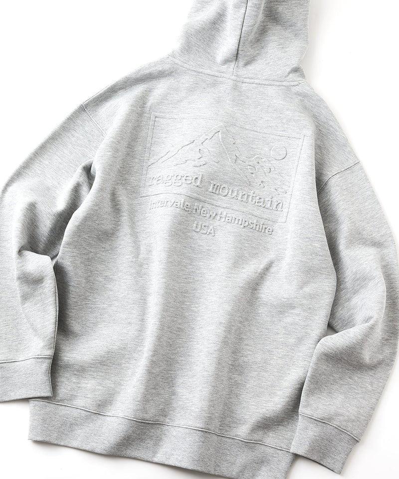 【RAGGED MOUNTAIN/ラギットマウンテン】BBELMONT/ベルモント エンボス加工 プルオーバー パーカー