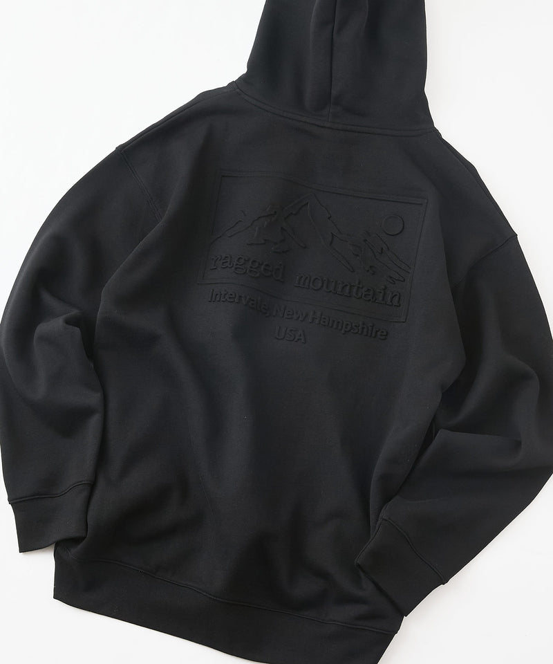 【RAGGED MOUNTAIN/ラギットマウンテン】BBELMONT/ベルモント エンボス加工 プルオーバー パーカー