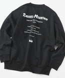 【RAGGED MOUNTAIN/ラギットマウンテン】ALTON/アルトン バックプリント スウェットトレーナー