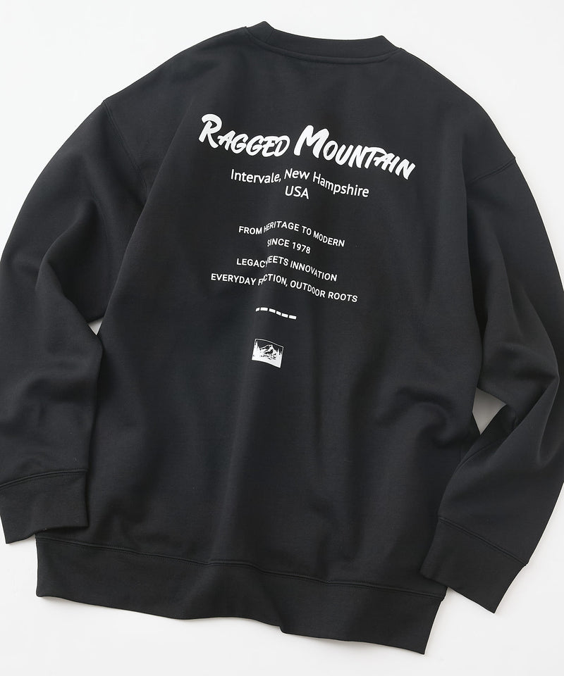 【RAGGED MOUNTAIN/ラギットマウンテン】ALTON/アルトン バックプリント スウェットトレーナー