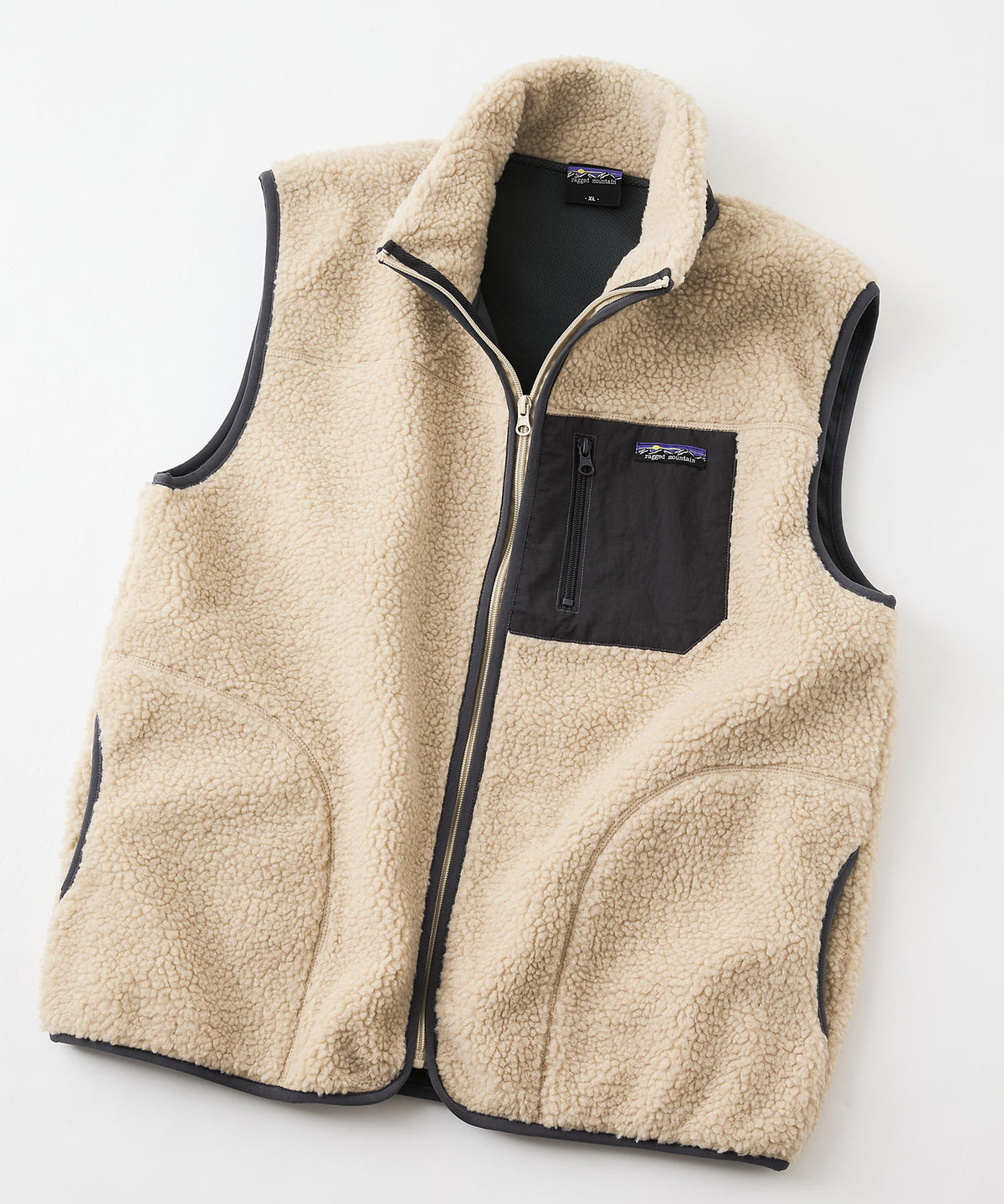 ペット・ショップ・ボーイズのレア・ベスト 2025AW新色追加！】CONCORD 防風 ボア ベスト RAGGED MOUNTAIN