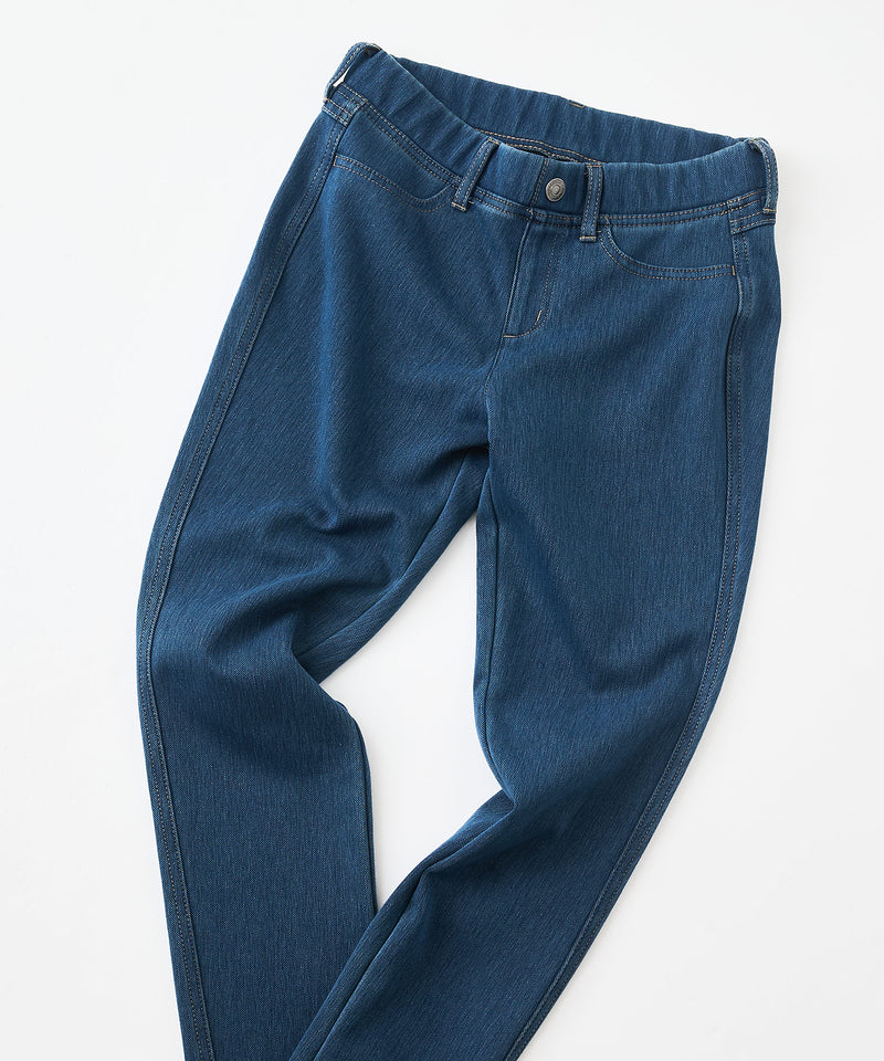 【C-FORT POINT】ポカポカ 裏地 デニムスキニーパンツ