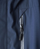 【BLUE STANDARD/ブルースタンダード】マルチファンクション フードハーフコート 撥水 防風 軽量 ビジカジ ビズ