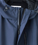 【BLUE STANDARD/ブルースタンダード】マルチファンクション フードハーフコート 撥水 防風 軽量 ビジカジ ビズ