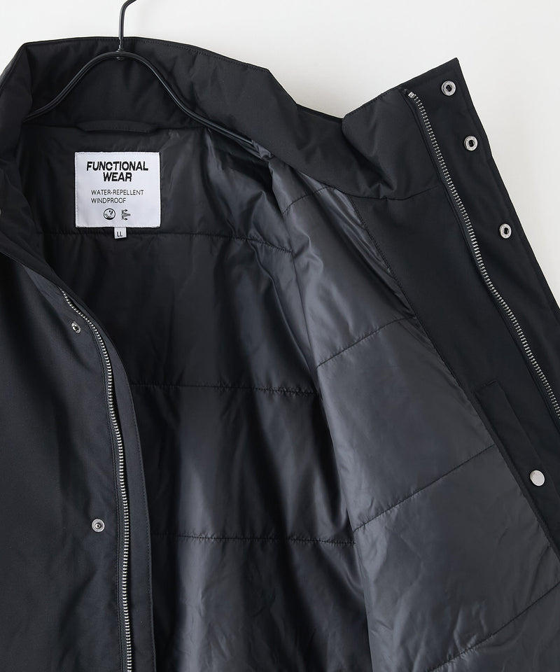 【BLUE STANDARD/ブルースタンダード】撥水防風 中綿コート 防寒 軽量 ビジカジ ビズ