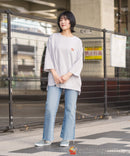 【TOM&JERRY/トムとジェリー】バックプリント 9分袖 BIGシルエットTシャツ ❘ジーンズメイト公式オンラインショップ