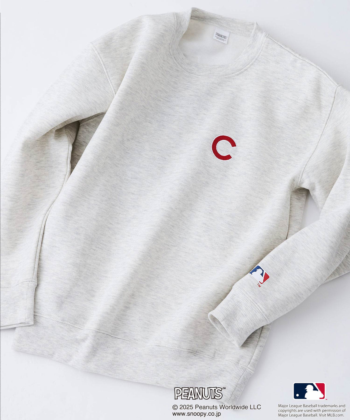 PEANUTS×MLB】オリジナルデザイン KIDS裏起毛トレーナー キッズサイズ 