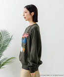 【DISCUS×Casper】キャラクタープリントスウェットトレーナー メンズ レディース ユニセックス