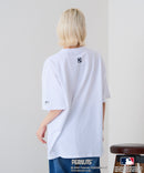 【PEANUTS×MLB】オリジナルデザインTシャツ 刺繍 ドロップショルダー ユニセックス