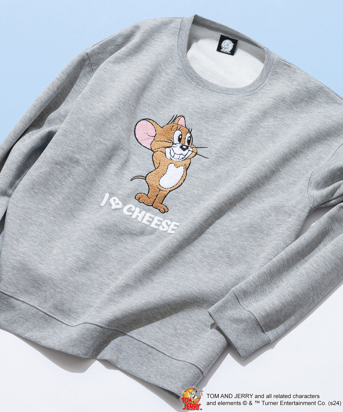 TOM AND JERRY トムとジェリー オリジナルデザイン 裏起毛クルーネック