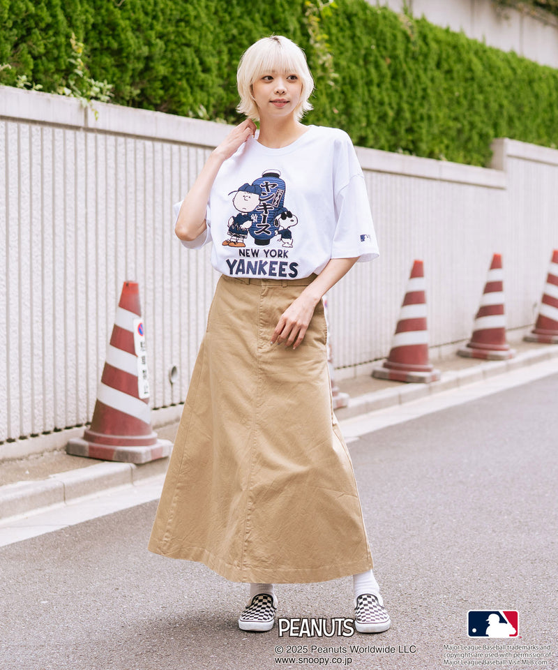 【PEANUTS×MLB】オリジナルデザイン 和柄Ｔシャツ ドジャース ヤンキース カブス スーベニア