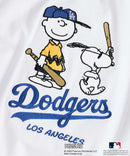 【PEANUTS×MLB】オリジナルデザインTシャツ 刺繍 ドロップショルダー ユニセックス