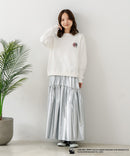 【CONVERSE/コンバース】×【TOM AND JERRY/トムとジェリー】オーバーサイズ プリント スウェットトレーナー