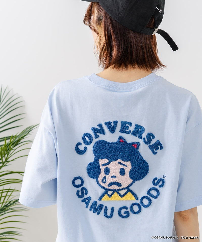 CONVERSE/コンバース】CONVERSE×OSAMUGOODS 天竺 BETTY サガラ刺繍Tシャツ