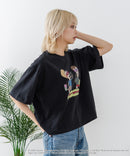 【DISCUS/ディスカス】【選べる丈感・ビーバス＆バッドヘッド】DISCUS×BEAVIS AND BUTT-HEAD コラボＴシャツ 綿100% クルーネック アニメ キャラクタープリント アメカジ ストリート