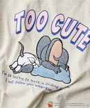 【TOM and JERRY/トムとジェリー】オリジナルデザインTシャツ 刺繍 ドロップショルダー ユニセックス