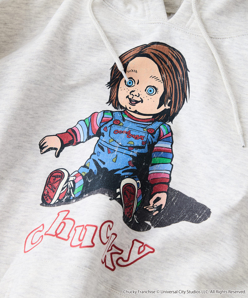 【CHUCKY/チャッキー】オリジナルデザイン 裏起毛パーカー フーディー CHUCKY チャッキー ティファニー