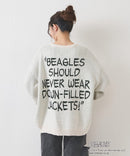 【SEQUENZ/シークエンズ】TP C/N KNIT/スヌーピー ニット クルーネック ワイドシルエット ジャガード