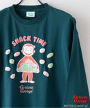 【おさるのジョージ 】オリジナルデザイン ロンT ジョージ ドロップショルダー ビッグシルエット ユニセックス