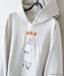 【MOOMIN/ムーミン】【ユニセックスデザインでリンクコーデにも◎】裏起毛プルオーバーパーカー フーディ 保温 キャラクター ムーミン ニョロニョロ リトルミイ スティンキー