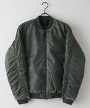 【UNIIT/ユニット】 ヴィンテージライクナイロン オーバーサイズMA-1 古着加工