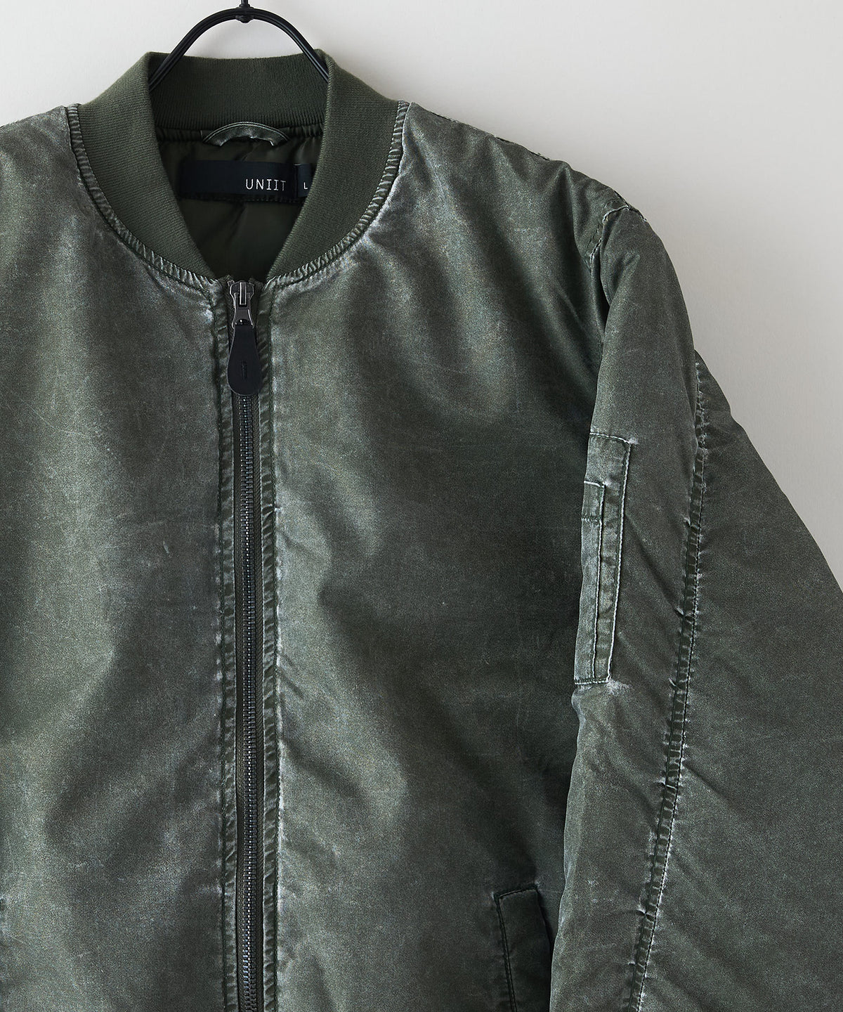 John Elliott MA-1オリーブ サイズ2 クリーニング済み UNIIT/ユニット