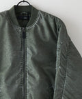【UNIIT/ユニット】 ヴィンテージライクナイロン オーバーサイズMA-1 古着加工