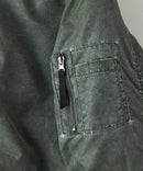 【UNIIT/ユニット】 ヴィンテージライクナイロン オーバーサイズMA-1 古着加工